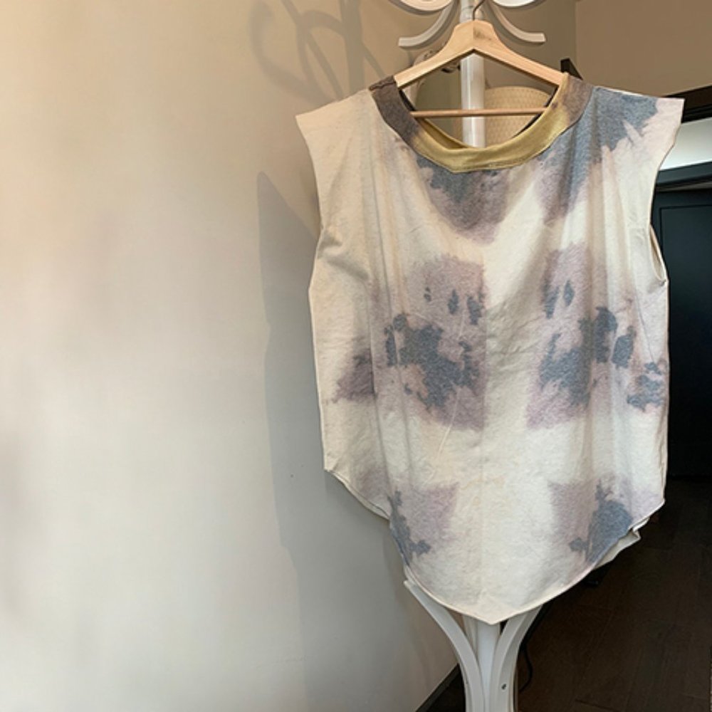 handmade upcycled cotton tunic top